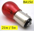 View Item BA15d RED stop/tail bulb 12v 21W / 5W 